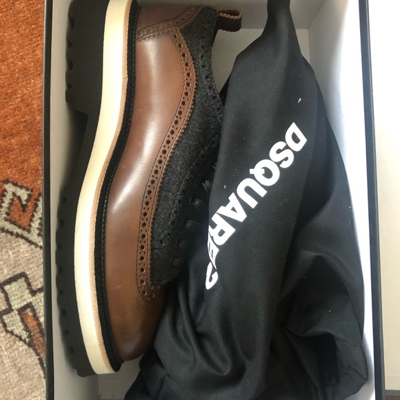 DSQUARED2 Men’s Brown Derby’s - Picture 7 of 8